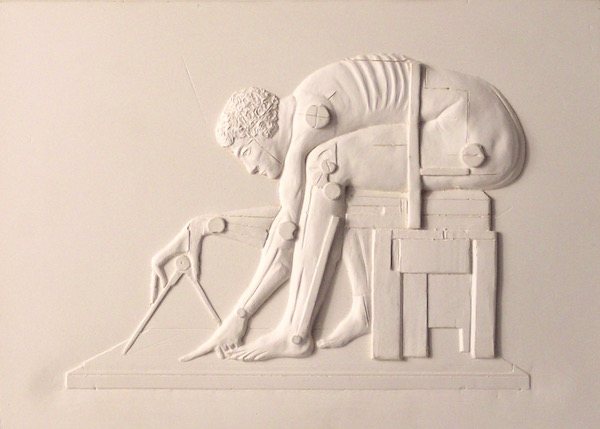 Newton after Blake by Sir Eduardo Paolozzi